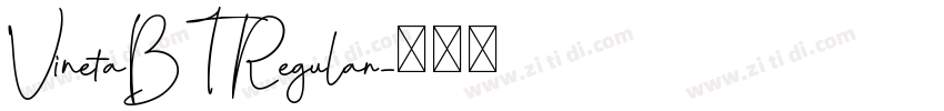 VinetaBT Regular字体转换